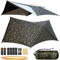 Bâche de camping imperméable légère et ultralégère, bâche de pluie pour hamac, bâche de tente portable, bâche de pluie ultralégère, auvent