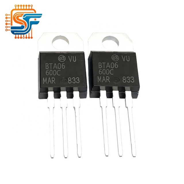 Ready to Ship BTA06-600CRG BTA06-600C TO-220 600V 6A Triac Brand New Original Transistor Suppliers One Stop BOM Quotation