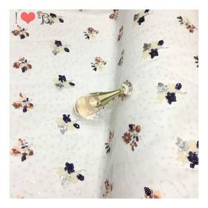 Tela de Tul Bordada con Flores Pequeñas y Coloridas de Blinglace para un Vestido Hermoso - Product Image 6