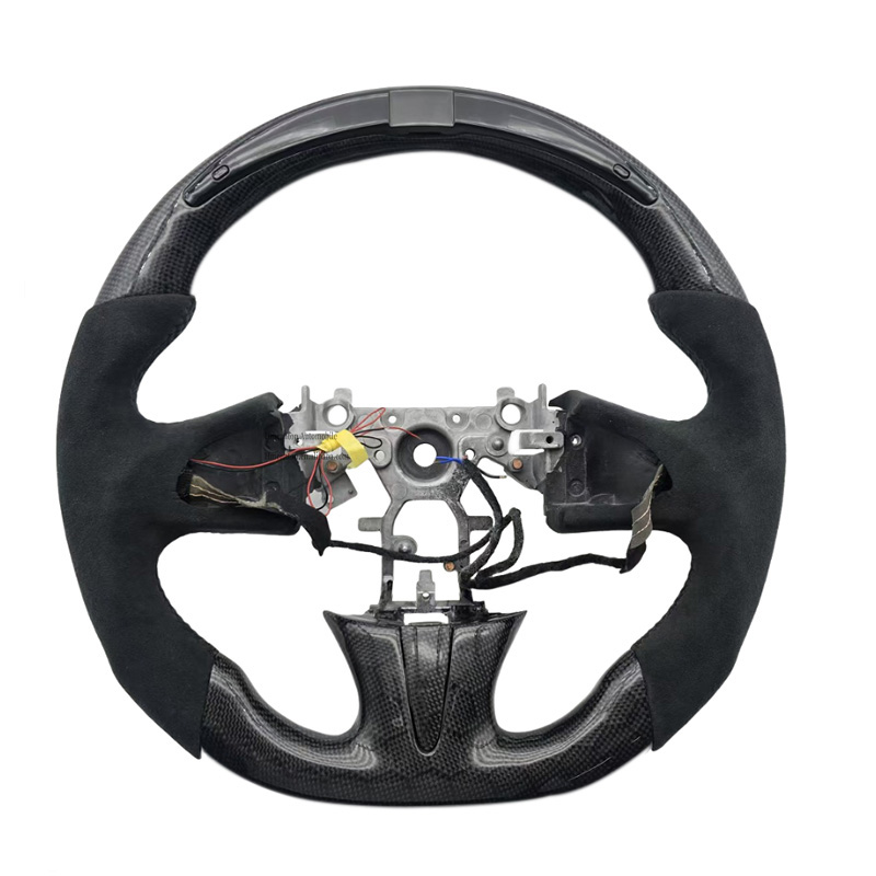 คาร์บอนรังผึ้ง + หนังพรุน + ไฟ LED