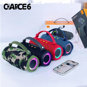 Xu Hướng Mới Hot Charge6 Âm Thanh Stereo Bass Nặng Di Động 10W Không Dây Màu Xanh Răng TWS Loa Với Ánh Sáng Đầy Màu Sắc Như Một Món Quà - Product Image 3