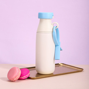 Eco Friendly Double Wall Vacuum Insulated Stainless Steel Water Bottle for Girls <b>with</b> Leakproof <b>Straw</b> Lid Perfect for Sports Tra - Product Image 6