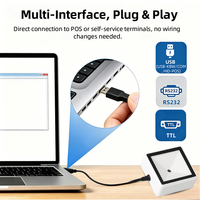 Module de lecture de codes-barres CMOS TTL RS232 USB LONVILL, installation facile, sans câblage complexe, pour terminal en libre-service