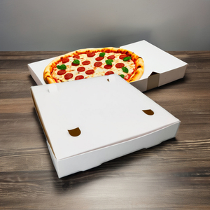Customizable White Pizza <b>Box</b> Made for Branding Wholesale and Bulk Pizza Packaging - Product Image 2