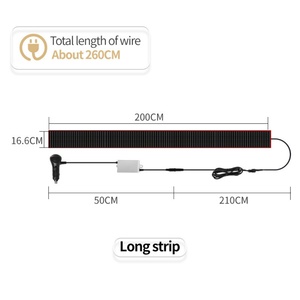 ไฟ LED Devil Eyes หลายสี ขนาด 120 ซม. 150 ซม. 200 ซม. เชื่อมต่อที่จุดบุหรี่ พร้อมรีโมทคอนโทรล 12V สำหรับรถยนต์ รถบรรทุก รถตู้ ตกแต่งภายในกระจกหน้ารถ - Product Image 4