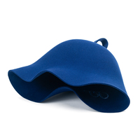 Chapeau de sauna unisexe de luxe avec logo personnalisé, design moulé monobloc sans couture, protection de la tête pour spa et vapeur, avec boucle