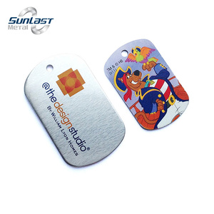 Высококачественная Персонализированная табличка с выгравированным логотипом для домашних животных, табличка с именем, металлическая индивидуальная эмалированная бирка в форме кости для собак - Product Image 4