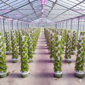 Sistemas de Torre Aeropónica Mejorados para Cultivo Interior y Exterior, Cultivo Vertical Hidropónico sin Suelo para Jardín y Agricultura - Product Image 6