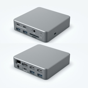 Station d'accueil <span class=keywords><strong>Displaylink</strong></span> MST <span class=keywords><strong>USB</strong></span> <span class=keywords><strong>C</strong></span> Hubs Type <span class=keywords><strong>C</strong></span> 15-en-1 <span class=keywords><strong>USB</strong></span>-<span class=keywords><strong>C</strong></span> à triple affichage 3 moniteurs pour Macbook Windows Desktop Lock - Product Image 1