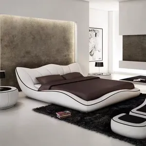 Modern Bed Designs Luxury Unique Bedroom Sets King Size Soft Bed Frame For Bedroom