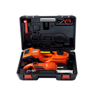 Gato eléctrico doméstico 3 en 1 para coche con llave hidráulica de acero de alta elevación 5T 155-450 y compresor de aire DC12V llave eléctrica