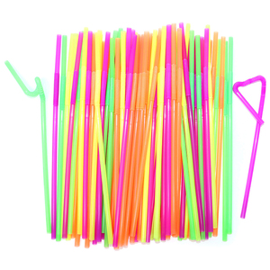 Straws Plastic Straw Free Sample Disposable Bendable Straws Plastic Biodegradable Disposable Plastic Straw Disposable Softdrinks