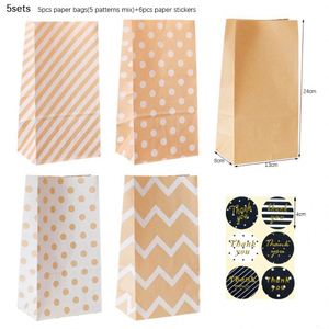 Bolsas de Papel Ecológicas Impresas Personalizadas para Dulces, Recuerdos de Fiesta de Bodas, Venta al Por Mayor Directo de Fábrica - Product Image 6