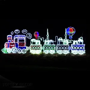 都市商業屋外公園LEDライトデコレーション大型クリスマスディスプレイ