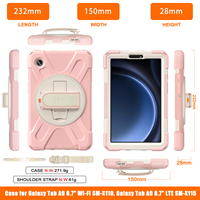 Coques de protection hybrides en silicone de haute qualité pour tablette Galaxy Tab A9 8,7 pouces 2023, sortie d'usine