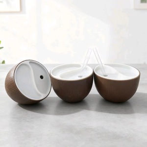 Creative Product Coconut Shape Water Cup 350ml Plastic <b>Summer</b> Beach Cups Party Yard Cups with Lid and <b>Straw</b> - Product Image 2