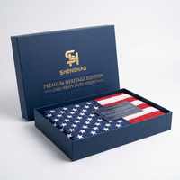 Drapeau des États-Unis 3x5 pieds, robuste, en nylon Oxford 210D, étoiles brodées, rayures cousues, résistant aux UV, imperméable, marque professionnelle