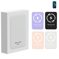 Mufod – Chargeur externe portable 5000/10000 mAh pour téléphone, accessoires de station d'alimentation 5000 mAh, batterie externe magnétique 10000 mAh