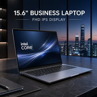 Ordinateur portable 15,6 pouces FHD IPS Intel Core M3-8100Y Dual Core 8 Go de RAM Windows 11 Business Clavier numérique PC portable