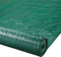 Toile de paillage verte anti-mauvaises herbes de qualité commerciale, en maille plastique, pour le contrôle des adventices, tissu paysager, rouleau de toile de paillage