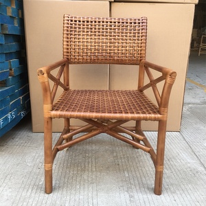 Silla <span class=keywords><strong>de</strong></span> <span class=keywords><strong>Comedor</strong></span> <span class=keywords><strong>de</strong></span> Mimbre Tejido Estilo McGuire para Restaurante - Product Image 3