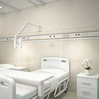 Nouveau support mural vertical pour tablette PC et moniteur médical, en alliage d'aluminium, 2-4 kg, 32 pouces, utilisation hospitalière, hauteur réglable