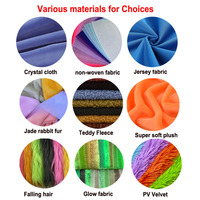 Peluche personnalisée OEM, adorable porte-clés en peluche en forme de feuille d'érable, jouet en peluche doux avec des yeux brodés pour un cadeau promotionnel
