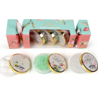 Coffret cadeau romantique pour femmes, soin de la peau et bain, en forme de bonbon, en papier, pour la fête des mères, marque privée