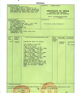 Certificado de origen para el formulario mundial B/E/F/P TLC entre China y Pakistán/Seguro de declaración personalizada de fumigación de Corea - Product Image 2