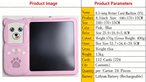 Dispositivo de Educación Temprana 2 <span class=keywords><strong>en</strong></span> 1, Tableta de Escritura LCD de Plástico, Tarjetas de Memoria Interactivas con Voz, 224 <span class=keywords><strong>Palabras</strong></span>, Juguete Educativo Bilingüe, Pizarra y Tarjeta de Escritura - Product Image 5