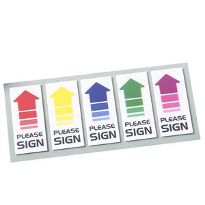 Gros Papier Notes Autocollantes Flèches Directionnelles Tête Plate Index Autocollants Coloré Pet Commodité Personnalisable Identification - Product Image 4