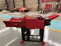 Nouvelle Hacheuse à Fourrage Diesel en Aluminium Haute Capacité et Faible Bruit, Mini Broyeur de Paille pour Alimentation Animale, Déchiqueteuse d'Ensilage et d'Herbe