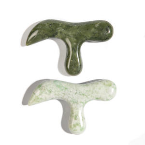 Herramienta de masaje de pies Xiuyan Jade directa de fábrica, masajeador Gua Sha de espalda de Jade Natural para relajación facial y corporal, venta al por mayor - Product Image 5