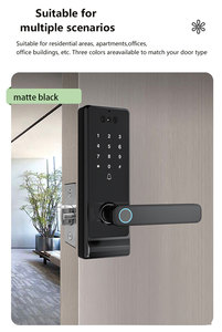 Luxury Modern <b>Smart</b> Lever Handle <b>Lock</b> with Video Intercom 3D Face Recognition for Modern Home <b>Security</b> - Product Image 6