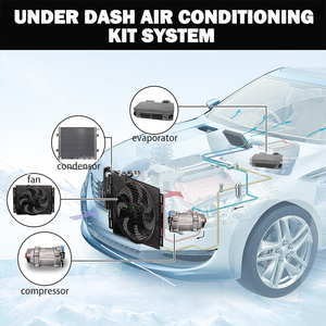 Phổ Làm Mát Sưởi Ấm Điện 24V Bãi Đậu Xe 12 Volt Xe Dưới Dash AC 12 V Tự Động Điều Hòa Không Khí Cho Camper Motorhome - Product Image 6