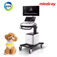 Sistema de ultrasonido de diagnóstico veterinario Mindray Vetus 5 con monitor LED de alta resolución 21,5 pantalla táctil antideslumbrante 13,3