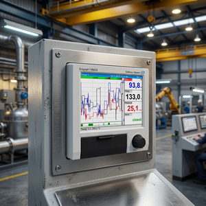 100% Neuf Endress Hauser Ecograph T RSG35 Data Manager avec 12 entrées analogiques, 6 entrées numériques, écran TFT 5,7 pouces, prise en charge OEM pour les modèles certifiés - Product Image 4