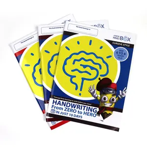 Libros educativos de impresión digital en inglés personalizados, libro de inglés de ejercicio de aprendizaje infantil personalizado