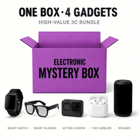 Boîte Mystère en Gros : Électronique 3C, Smartphone et 3 Montres Connectées Aléatoires, Écouteurs TWS, Appareil Photo – Coffret Cadeau en Gros pour la Revente