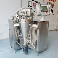 Homogénéisateur de laboratoire SPX, mélangeur sous vide à double enveloppe, agitateur chauffant, moteur AC SUS316L, automatique, pour produits chimiques et alimentaires, capacité 10L