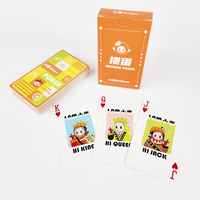 Jeu de cartes à jouer promotionnelles en papier GUANDAN, jeu personnalisé avec logo imprimé, poker publicitaire avec boîte