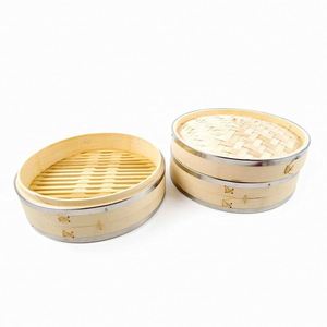 Olla Vaporera Industrial Redonda de Aluminio Momopot de 10 Pulgadas para Dim Sum, Arroz Indonesio y Otros Alimentos, Cesta para Instapot - Product Image 5