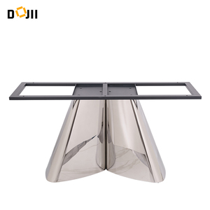 <span class=keywords><strong>Alta</strong></span> capacidad de carga Precio de fábrica Tablero de cocina de mármol Muebles tapizados Home Deco Metal Negro Brillo <span class=keywords><strong>Mesa</strong></span> de comedor - Product Image 6