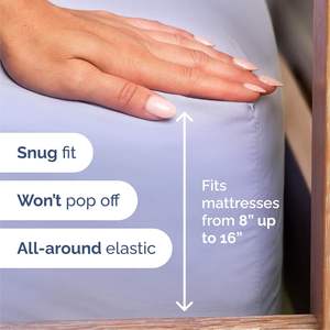 Draps souples pour <span class=keywords><strong>lit</strong></span> Queen Size 4 pièces hôtel luxe bébé lavande draps Queen facile d'entretien ensemble <span class=keywords><strong>de</strong></span> draps <span class=keywords><strong>de</strong></span> <span class=keywords><strong>lit</strong></span> en microfibre <span class=keywords><strong>de</strong></span> polyester - Product Image 5