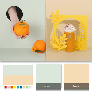 แผ่นฉากถ่ายภาพ Yiscaxia ทนทาน กันน้ำ ขนาด 60*60 ซม. ให้ภาพเหมือนจริง สำหรับถ่ายภาพอาหารแบบ Flat Lay ฉากหลังถ่ายภาพสินค้าใหม่ - Product Image 3