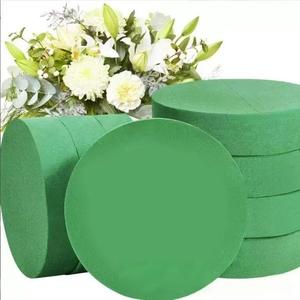 Base en mousse florale en résine phénolique en vrac, 25 cm, <span class=keywords><strong>verte</strong></span>, pour arrangements floraux DIY, mariage, nouvel an, décoration intérieure, réutilisable, aspect réaliste - Product Image 2