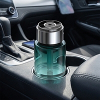 Diffuseur d'aromathérapie pour voiture, vaporisateur, bouteille en verre de 160 ml, minuterie intelligente, type gobelet pour voiture, diffuseur automatique de parfum, désodorisant d'air