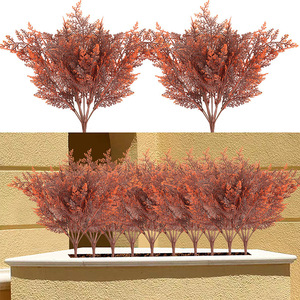 Lot de plantes artificielles de fougère, 30cm-100cm, vert, haute simulation, décoration de bureau intérieure - Product Image 3
