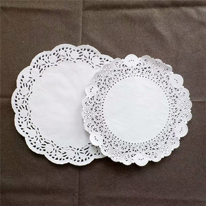 Sous-verres en <span class=keywords><strong>papier</strong></span> classiques ronds écologiques Neatal de 4 à 12 pouces, décoration de table de mariage, fournitures de fête, dessous-de-plat pour la pâtisserie - Product Image 4