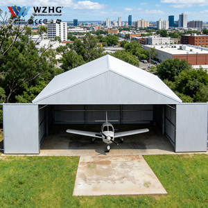 Bâtiment de stockage d'avions préfabriqué en structure légère en acier, en promotion - Product Image 1